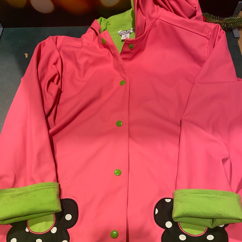 Never used but without tags rain jacket for girls